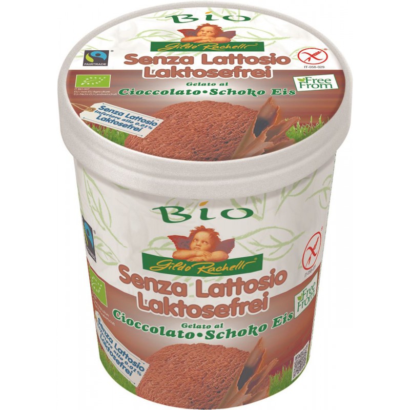 LODY - RACHELLI ICE CREAM - CZEKOLADOWE BEZ LAKTOZY FAIR TRADE BEZGLUTENOWE BIO 500 ml