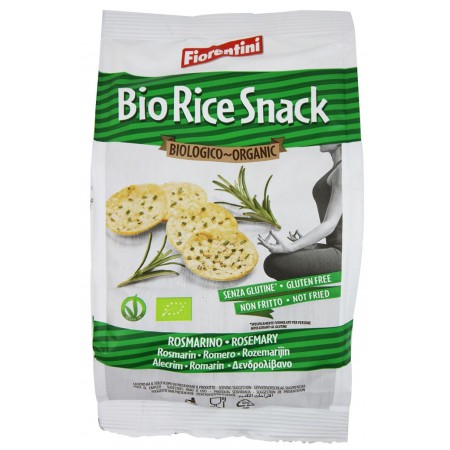 KRĄŻKI RYŻOWE Z ROZMARYNEM BEZGLUTENOWE BIO 40 g - FIORENTINI