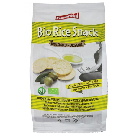 KRĄŻKI RYŻOWE Z OLIWĄ Z OLIWEK EXTRA VIRGIN BEZGLUTENOWE BIO 40 g - FIORENTINI