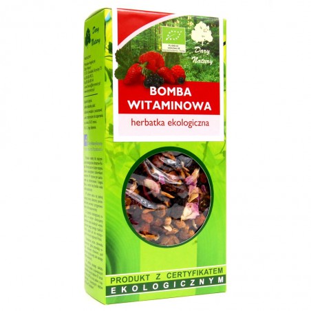 HERBATKA BOMBA WITAMINOWA BIO 100 g - DARY NATURY