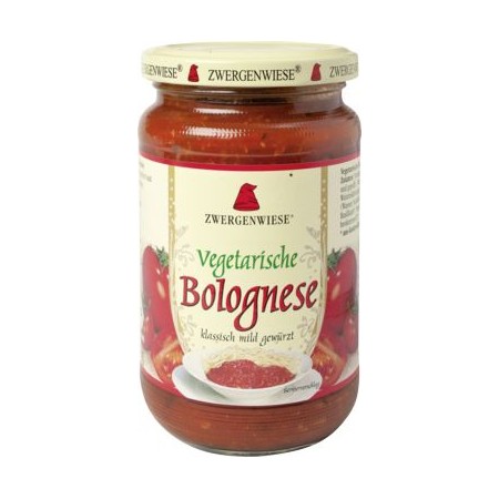 SOS WEGETARIAŃSKI BOLOGNESE BEZGLUTENOWY BIO 350 g - ZWERGENWIESE
