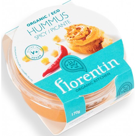 HUMMUS PIKANTNY BEZGLUTENOWY BIO 170 g - FLORENTIN