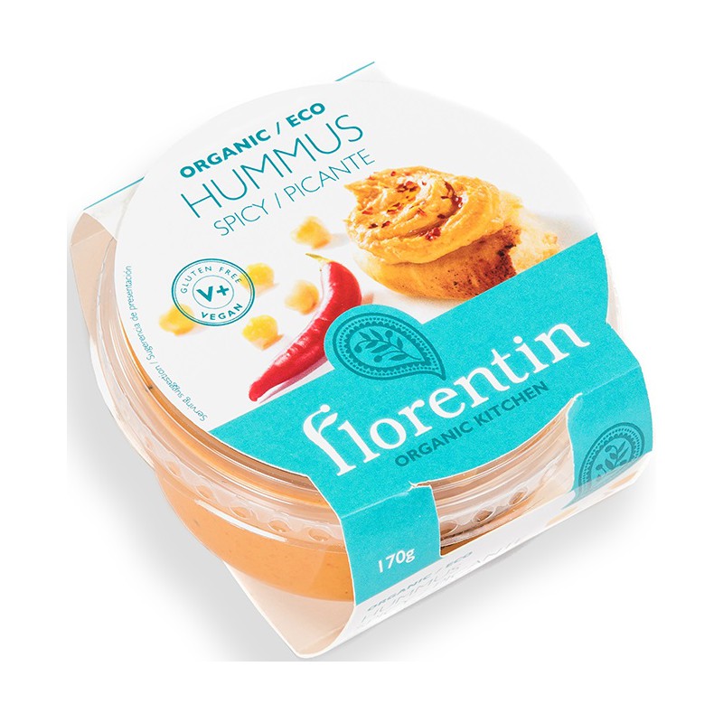 HUMMUS PIKANTNY BEZGLUTENOWY BIO 170 g - FLORENTIN