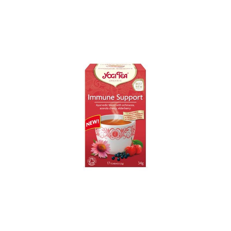HERBATKA NA ODPORNOŚĆ (IMMUNE SUPPORT) BIO (17 x 2 g) 34 g - YOGI TEA