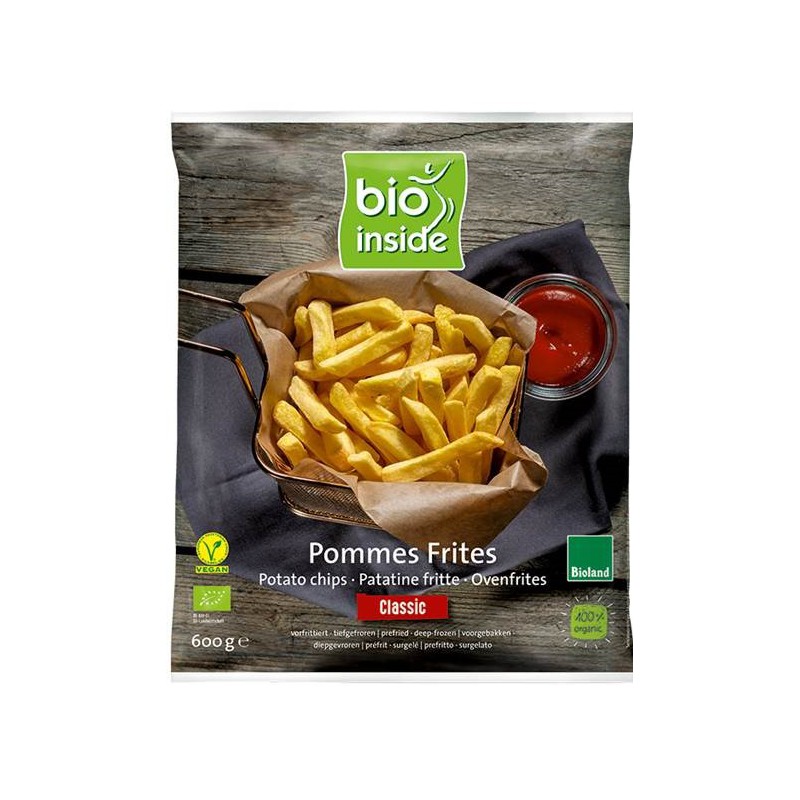 FRYTKI MROŻONE BEZGLUTENOWE BIO 600 g - BIO INSIDE
