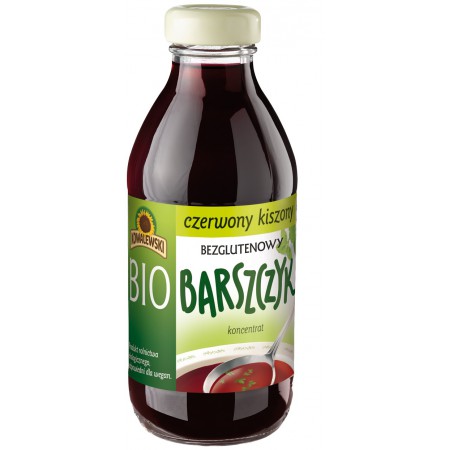 BARSZCZ CZERWONY KISZONY BEZGLUTENOWY KONCENTRAT BIO 320 ml - KOWALEWSKI