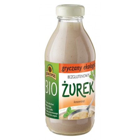 ŻUREK GRYCZANY BEZGLUTENOWY KONCENTRAT BIO 320 ml - KOWALEWSKI
