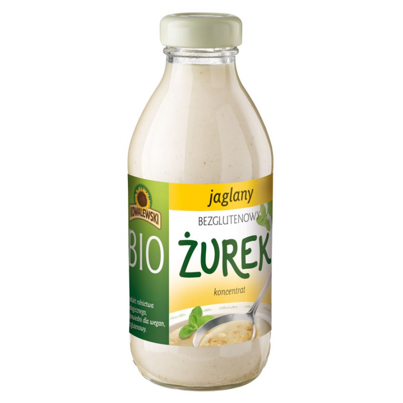 ŻUREK JAGLANY BEZGLUTENOWY KONCENTRAT BIO 320 ml - KOWALEWSKI