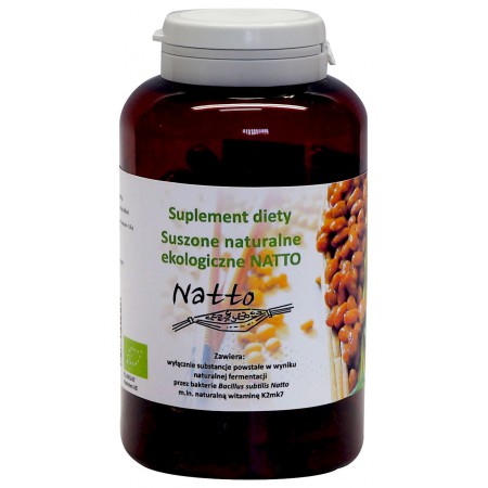 SFERMENTOWANA SOJA (NATTO) SUSZONA BIO 120 KAPSUŁEK - NATTO