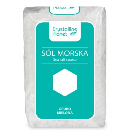 SÓL MORSKA GRUBO MIELONA 600 g - CRYSTALLINE PLANET