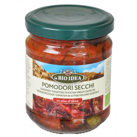POMIDORY SUSZONE W OLIWIE Z OLIWEK BIO 190 g - LA BIO IDEA