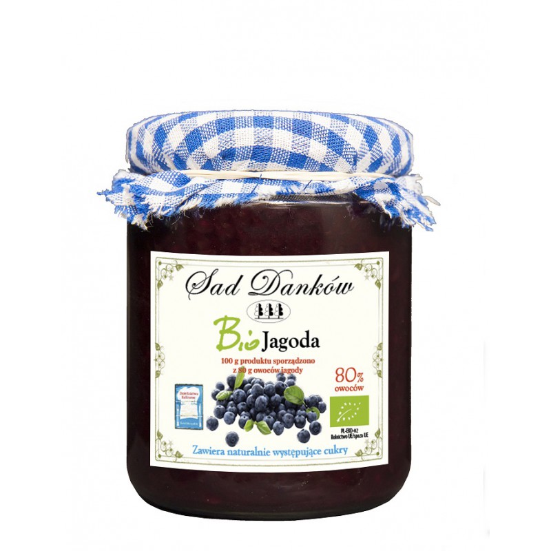 JAGODA 80 % BIO 260 g - SAD DANKÓW