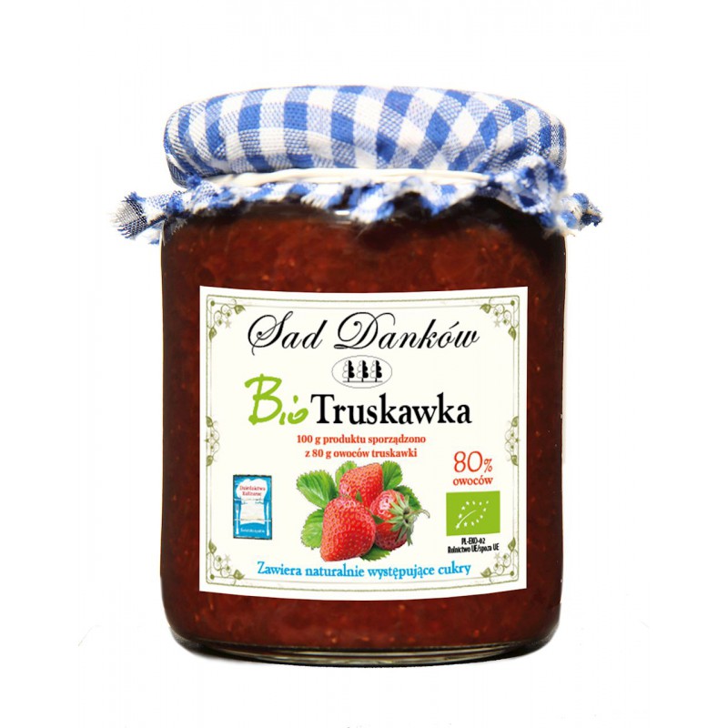 TRUSKAWKA 80 % BIO 260 g - SAD DANKÓW