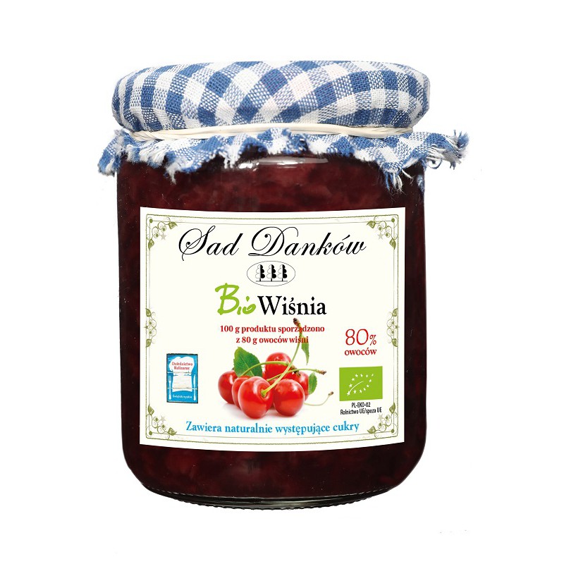 WIŚNIA 80 % BIO 260 g - SAD DANKÓW