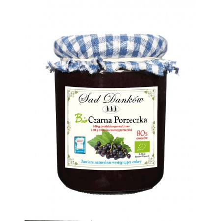 CZARNA PORZECZKA 80 % BIO 260 g - SAD DANKÓW