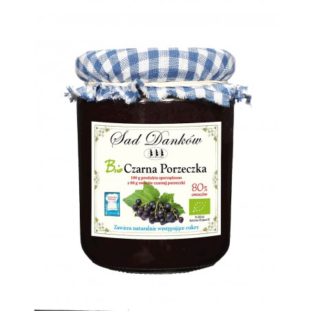 CZARNA PORZECZKA 80 % BIO 260 g - SAD DANKÓW