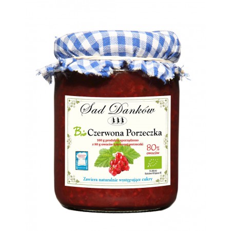 CZERWONA PORZECZKA 80 % BIO 260 g - SAD DANKÓW