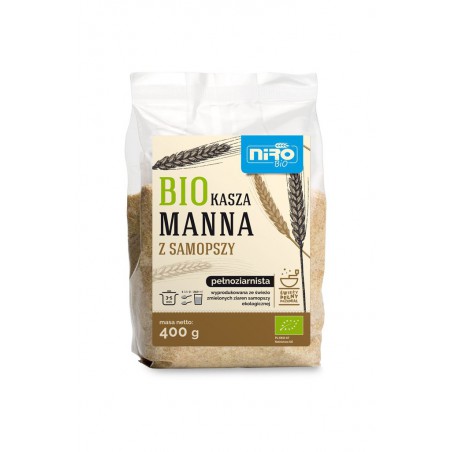 KASZA MANNA Z SAMOPSZY BIO 400 g - NIRO