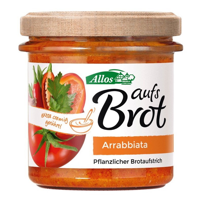 PASTA KREMOWA ARRABBIATA BEZGLUTENOWA BIO 140 g - ALLOS