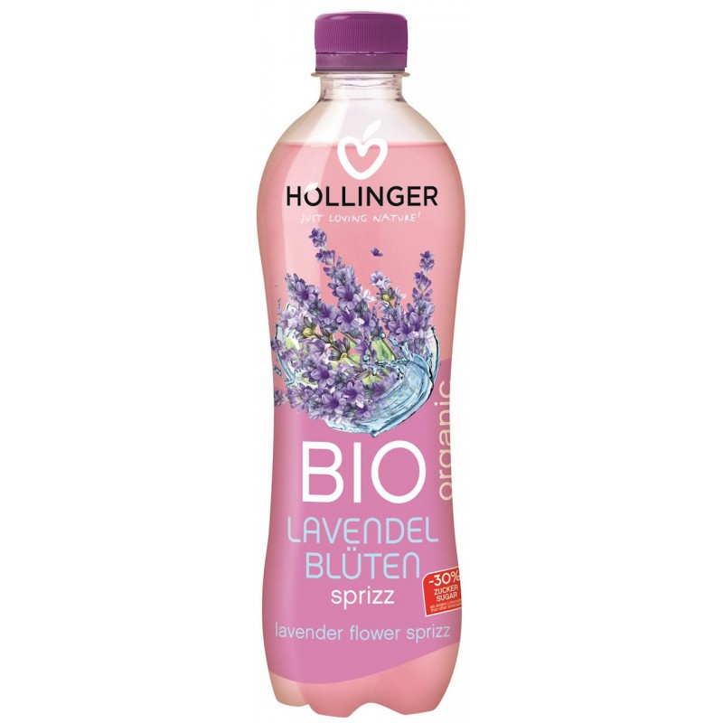 NAPÓJ GAZOWANY LAWENDOWY BIO 500 ml - HOLLINGER