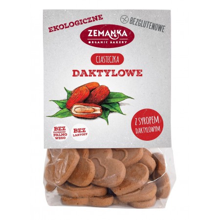 CIASTKA DAKTYLOWE BEZGLUTENOWE BIO 100 g - ZEMANKA