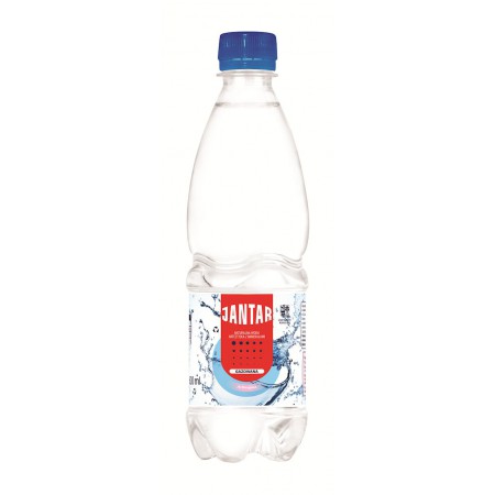 WODA ŹRÓDLANA ŚREDNIOZMINERALIZOWANA GAZOWANA 500 ml - JANTAR