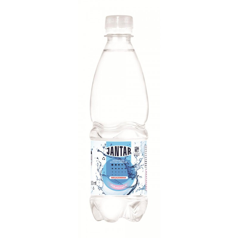 WODA ŹRÓDLANA ŚREDNIOZMINERALIZOWANA NIEGAZOWANA 500 ml - JANTAR