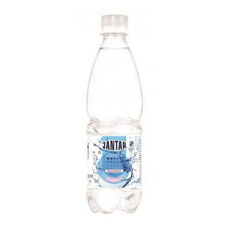 WODA ŹRÓDLANA ŚREDNIOZMINERALIZOWANA NIEGAZOWANA 500 ml - JANTAR