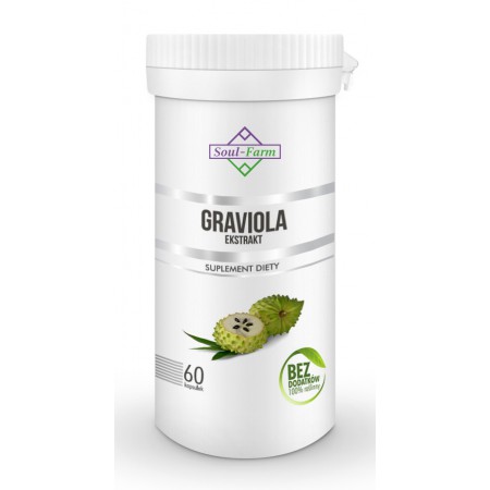 GRAVIOLA EKSTRAKT 60 KAPSUŁEK (550 mg) - SOUL FARM