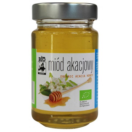 MIÓD NEKTAROWY AKACJOWY BIO 300 g - BIO PLANET