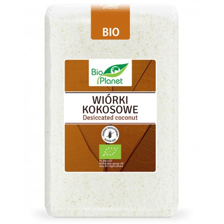 WIÓRKI KOKOSOWE BEZGLUTENOWE BIO 1 kg - BIO PLANET