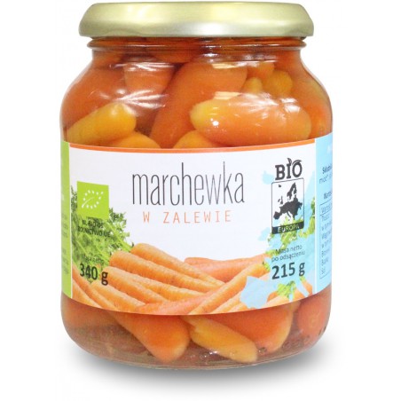 MARCHEWKA W ZALEWIE BIO 340 g (215 g) (SŁOIK) - BIO PLANET