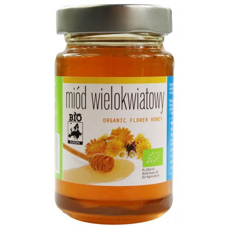 MIÓD NEKTAROWY WIELOKWIATOWY BIO 300 g - BIO PLANET