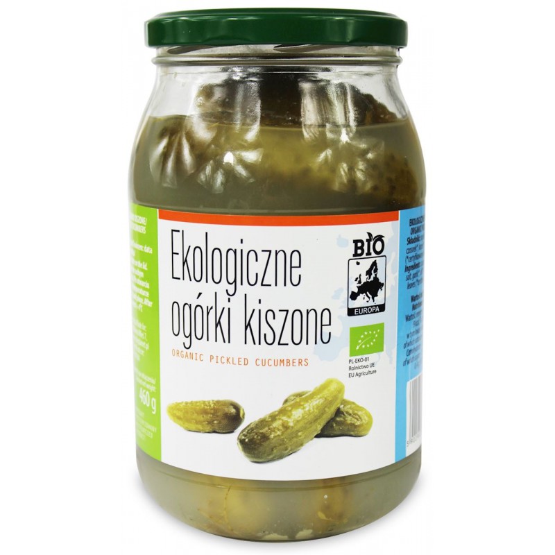 OGÓRKI KISZONE BIO 820 g (460 g) - BIO PLANET