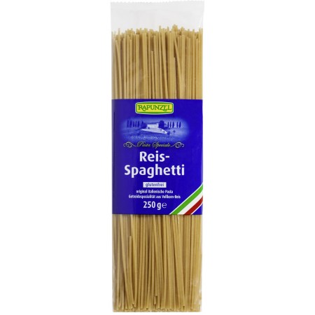 MAKARON (RYŻOWY RAZOWY) SPAGHETTI BEZGLUTENOWY BIO 250 g - RAPUNZEL