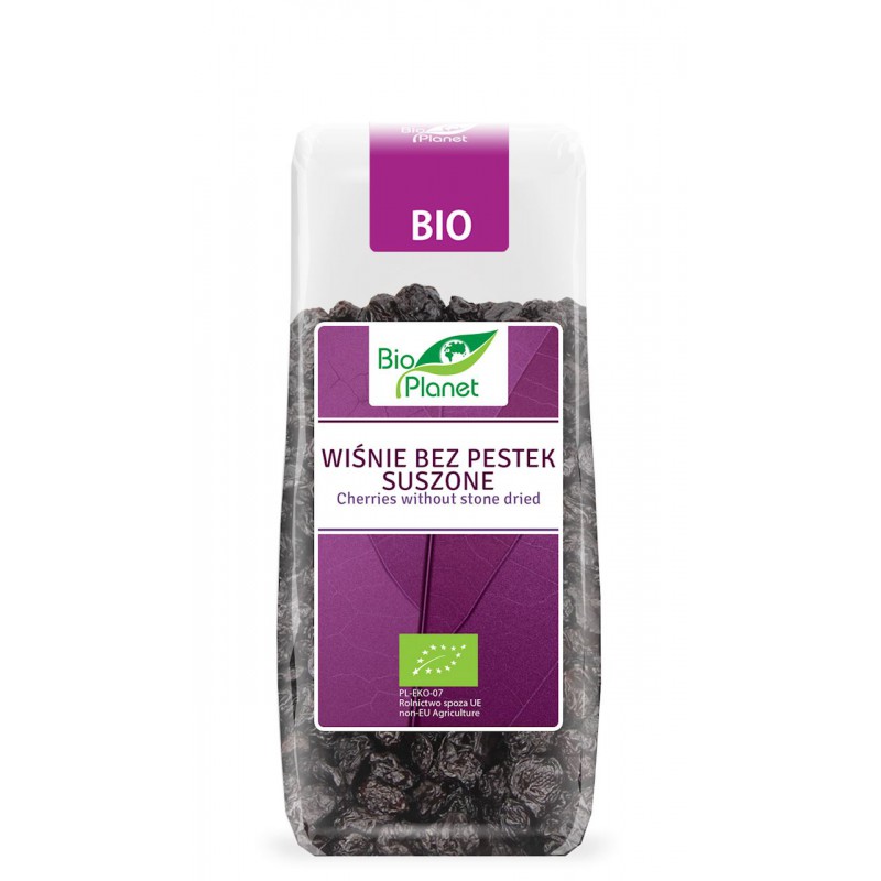 WIŚNIE BEZ PESTEK SUSZONE BIO 100 g - BIO PLANET