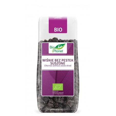 WIŚNIE BEZ PESTEK SUSZONE BIO 100 g - BIO PLANET