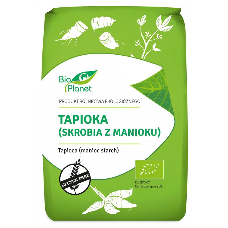 TAPIOKA (SKROBIA Z MANIOKU) BEZGLUTENOWA BIO 800 g - BIO PLANET