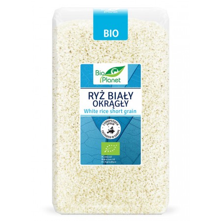 RYŻ BIAŁY OKRĄGŁY BIO 1 kg - BIO PLANET
