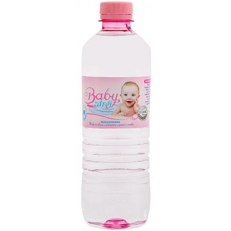 WODA ŹRÓDLANA NIEGAZOWANA 500 ml - BABY ZDRÓJ