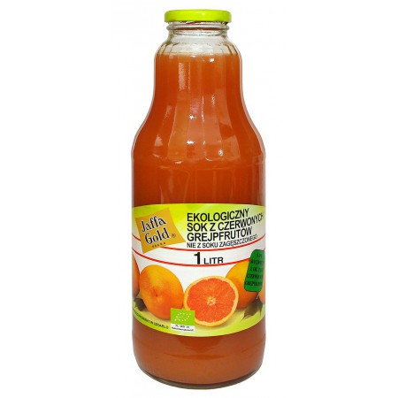 SOK Z CZERWONYCH GREJPFRUTÓW BIO 1 L - JAFFA GOLD