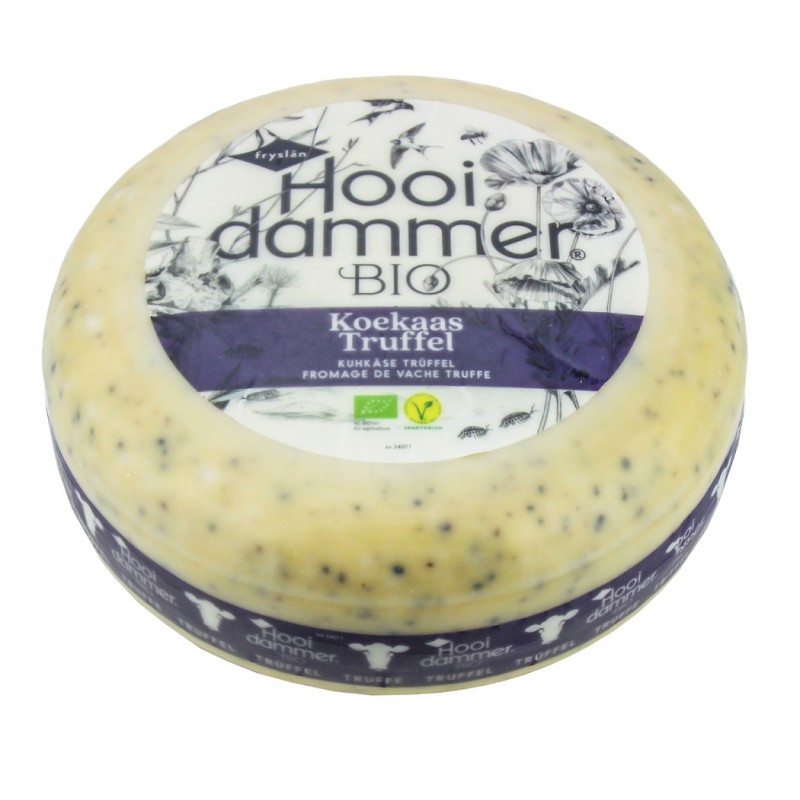 SER ŻÓŁTY DOJRZEWAJĄCY Z TRUFLAMI (50 % TŁUSZCZU W SUCHEJ MASIE) BIO (około 4,5 kg) - HOOIDAMMER