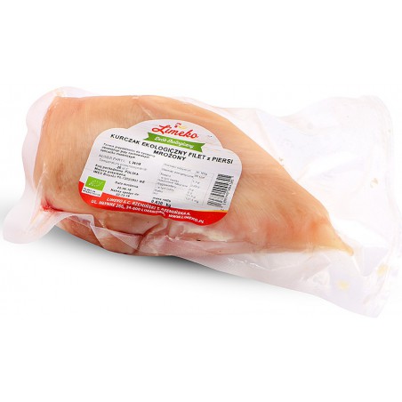 KURCZAK FILET Z PIERSI MROŻONY BIO (około 0,30 kg) - LIMEKO