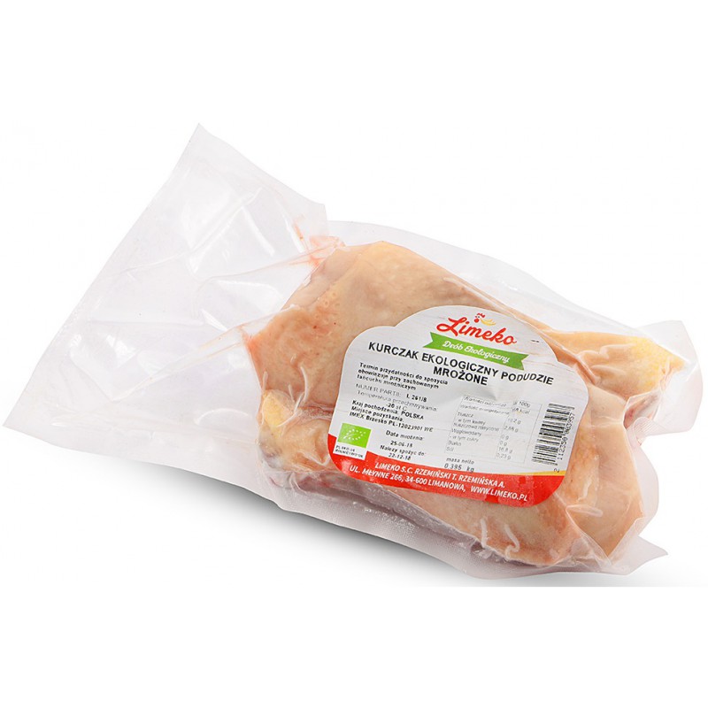 PODUDZIE Z KURCZAKA MROŻONE BIO (2 sztuki, około 0,25 kg) - LIMEKO