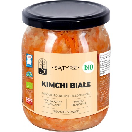 KIMCHI BIAŁE BIO 450 g - SĄTYRZ
