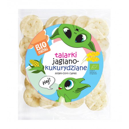 TALARKI JAGLANO-KUKURYDZIANE BIO 55 g - BIOMINKI