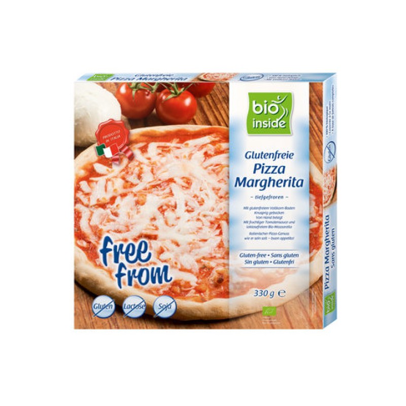 PIZZA MARGHERITA MROŻONA BEZGLUTENOWA BIO 330 g - BIO INSIDE