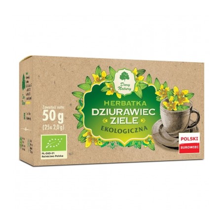 HERBATKA ZIELE DZIURAWCA BIO (25 x 2 g) 50 g - DARY NATURY