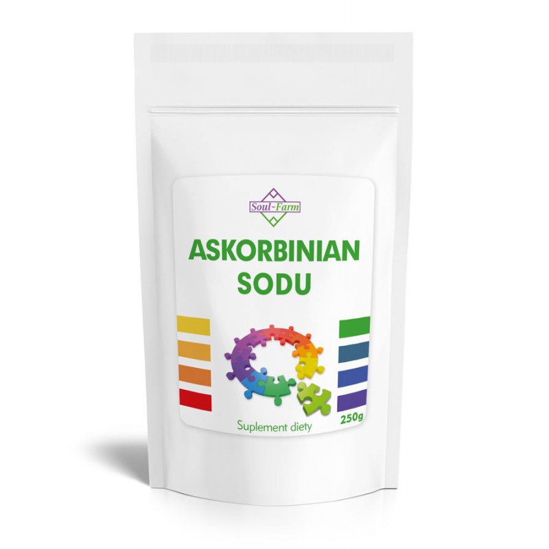 ASKORBINIAN SODU PROSZEK 250 g - SOUL FARM