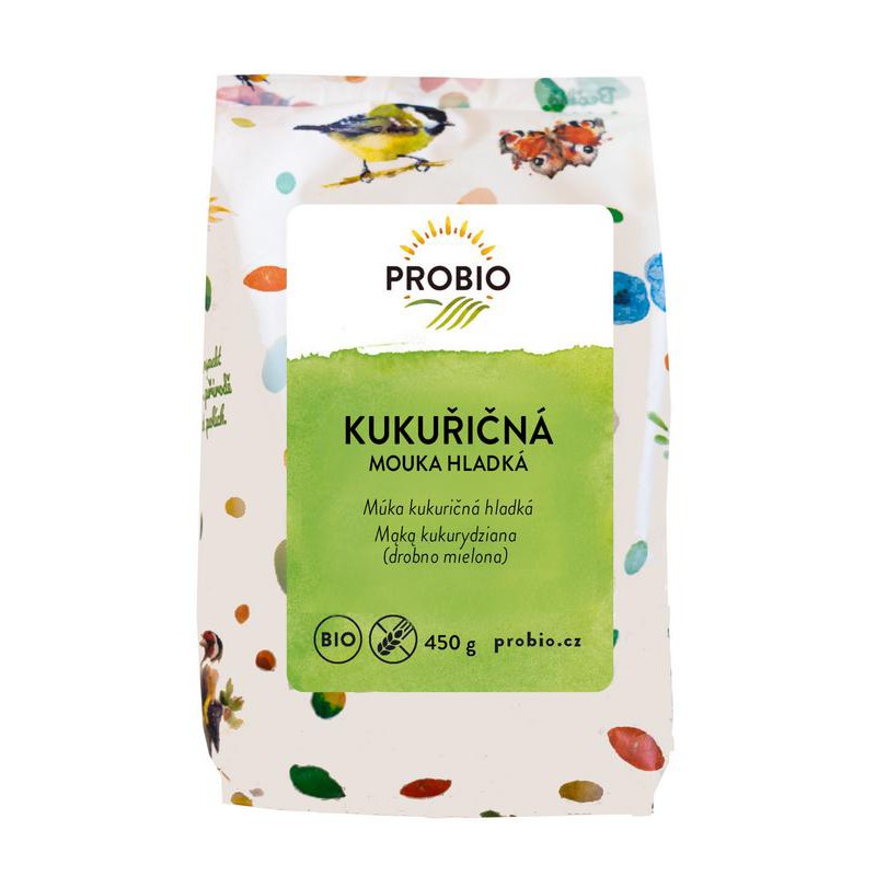 MĄKA KUKURYDZIANA BEZGLUTENOWA BIO 450 g - PROBIO